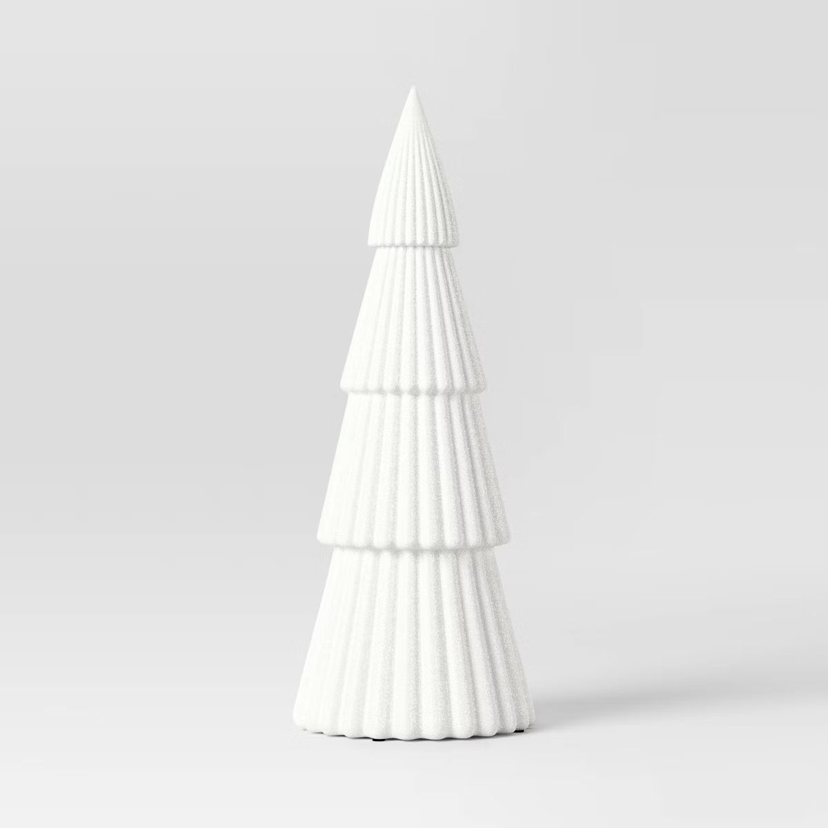 28" Glittered Christmas Tree Sculpture - Wondershop™ White | Target