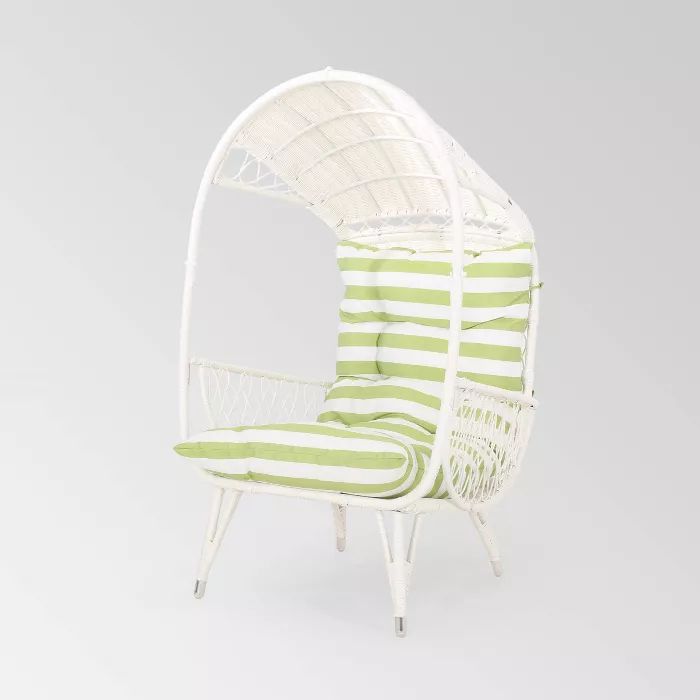Malia Wicker Standing Basket Chair - Christopher Knight Home | Target