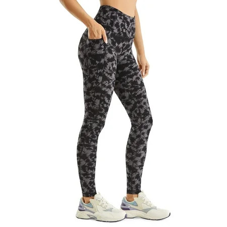 CRZ YOGA Women s Naked Feeling High Waisted Yoga Pants Buttery Soft Workout Leggings with Pockets- 28 Inches | Walmart (US)