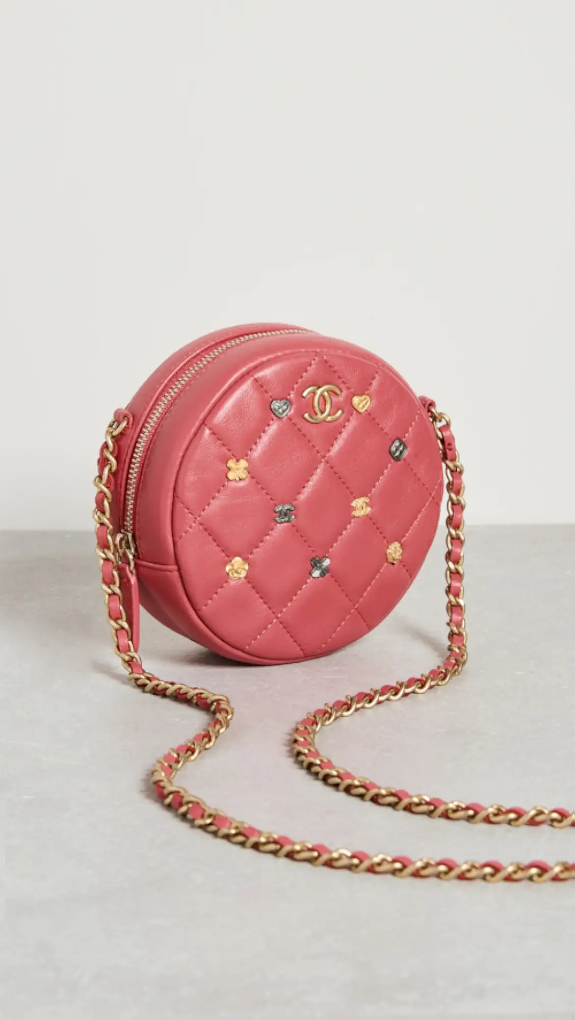 Shopbop Archive Chanel Round Icon Chain Clutch | Shopbop | Shopbop
