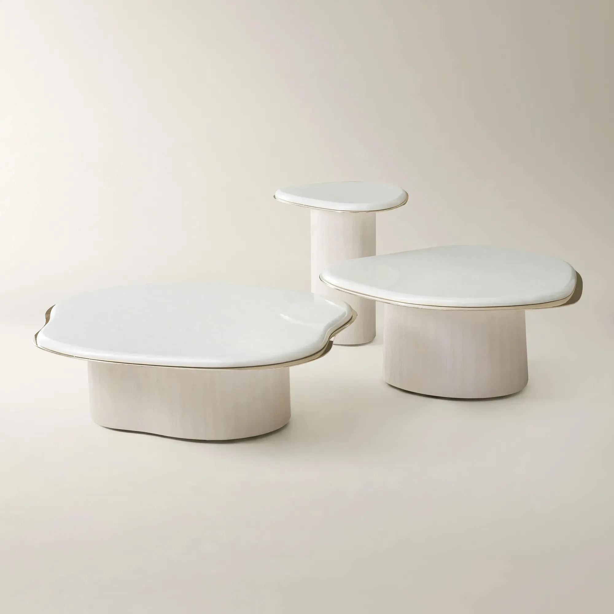Lumina Bleached Oak Coffee Table Set Of 3 | Z Gallerie | Z Gallerie