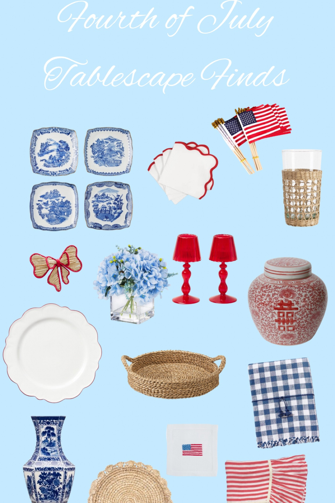 Fourth of July Tablescape inspo!