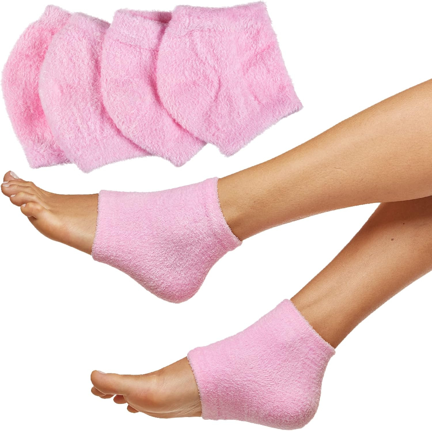 ZenToes Moisturizing Sleep Socks with Vitamin E, Olive Oil and Jojoba Seed Oil to Soften and Hydr... | Amazon (US)