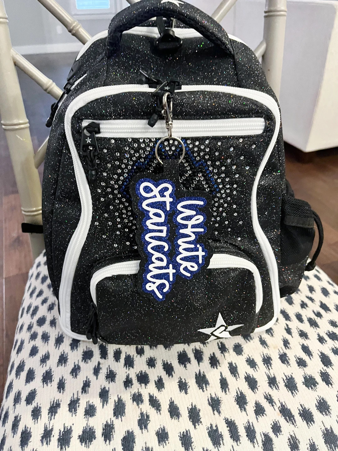 5 FONTS Glitter Cheer Bow Tag 25 COLORS Available Backpack Team Name Glitter All Star Elite Perso... | Etsy (US)