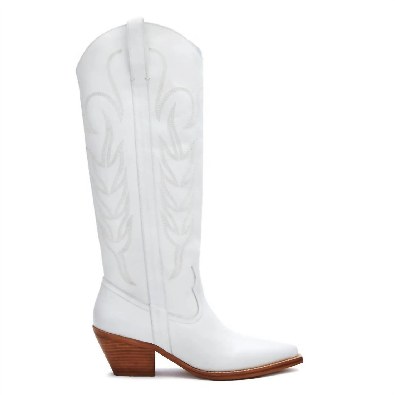Agency Western Boot In White | Shop Simon