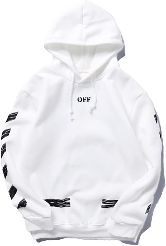 Hip Hop ANS Skateboard Hoodie Grid Map World Tour Graffiti Sketch Hoodie Arrow Fleeced White Hood... | Amazon (US)
