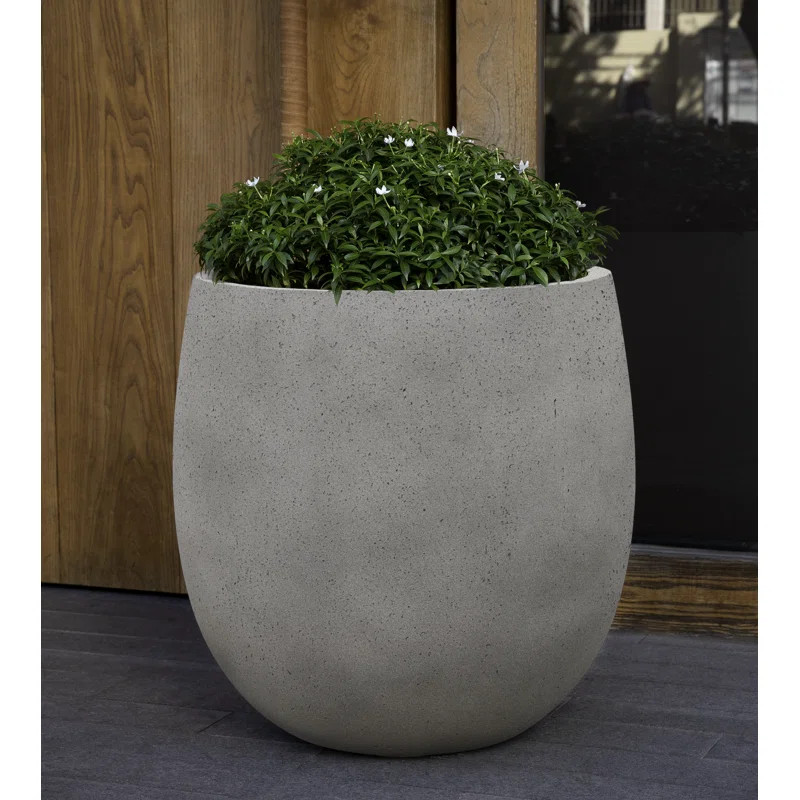 Campania International Guilford Fiberglass Pot Planter | Wayfair | Wayfair North America