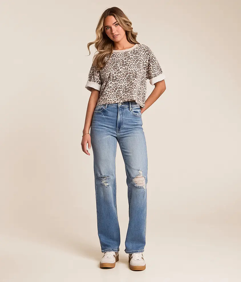 Ella Classic Straight Stretch Jean | Buckle