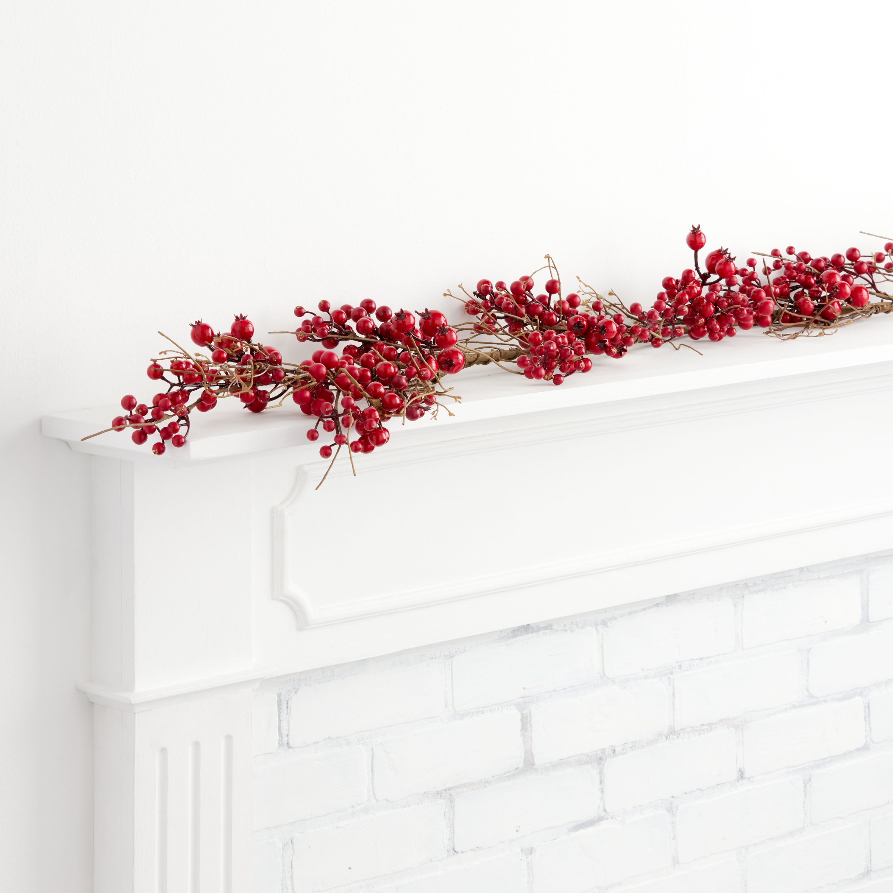Red Faux Berries Garland | World Market
