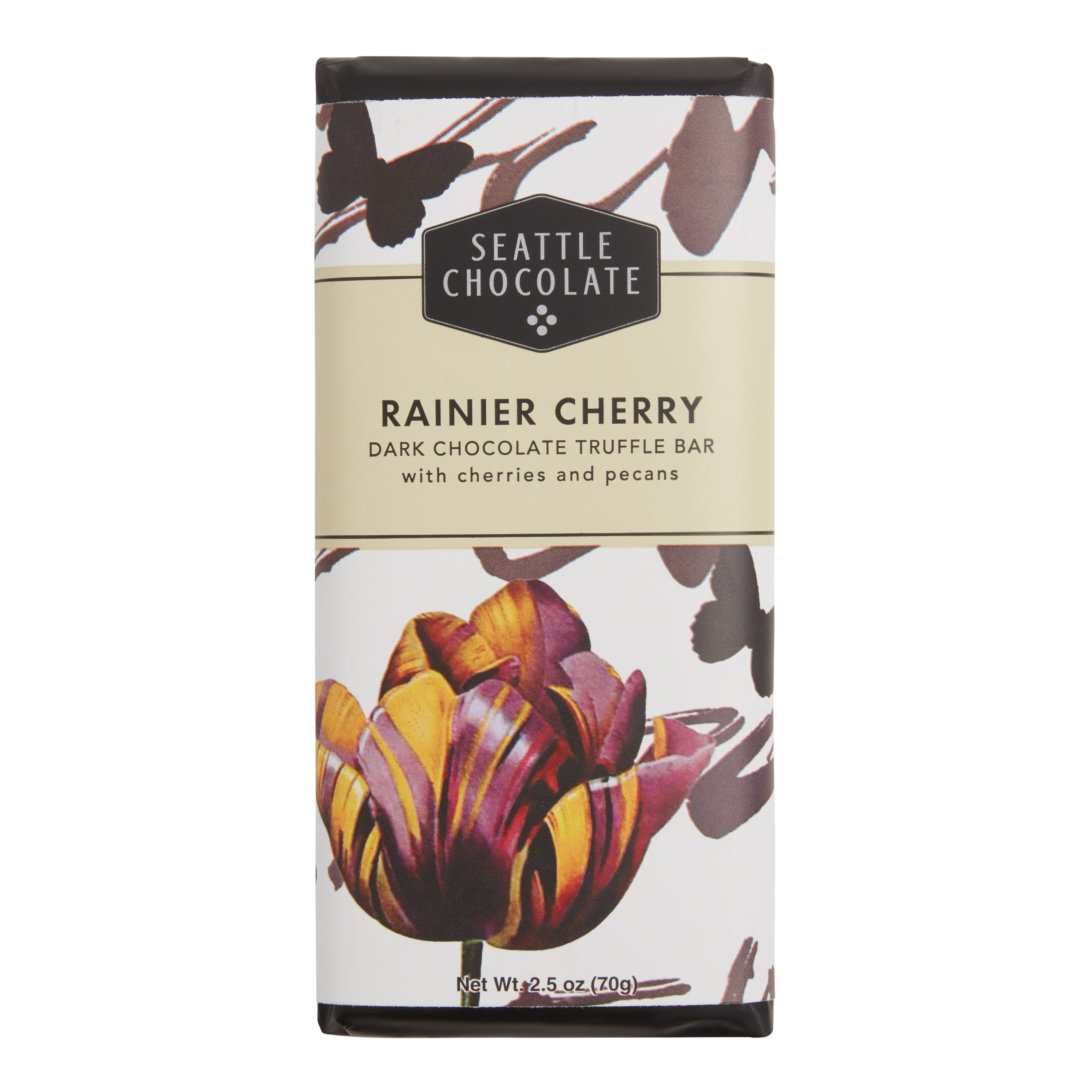 Seattle Rainier Cherry Dark Chocolate Truffle Bar | World Market