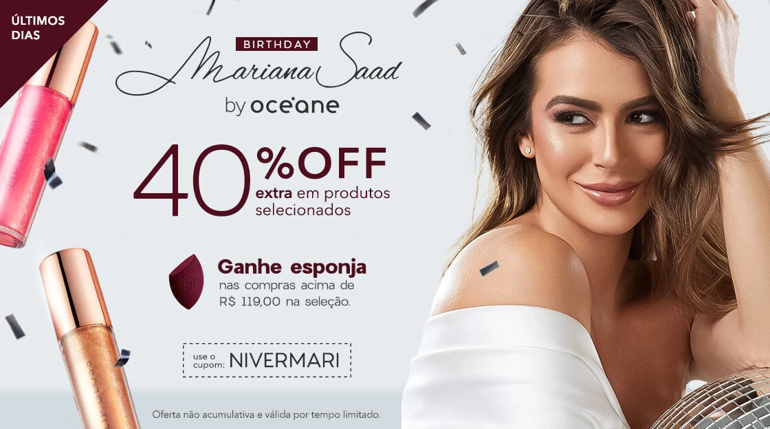 Paleta de Sombras Mariana Saad By Océane - Best Wishes 26g | Oceane (BR)