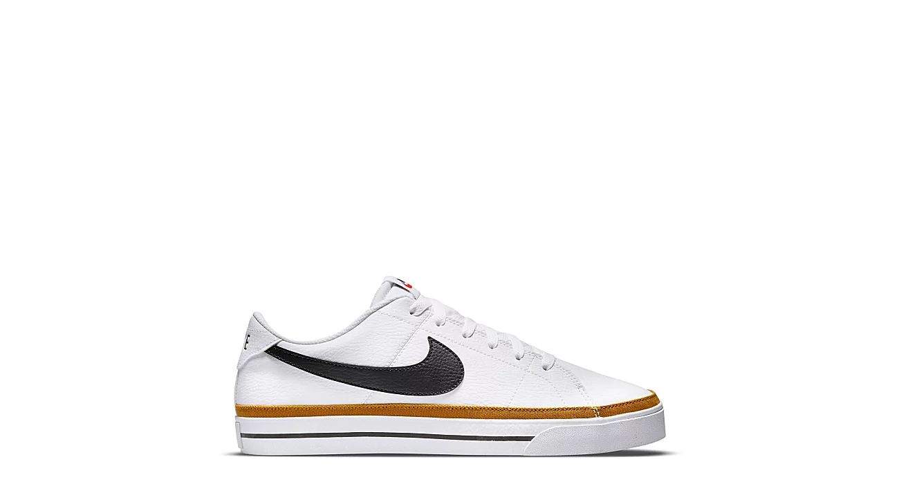 WHITE NIKE Mens Court Legacy Low Sneaker | Rack Room Shoes