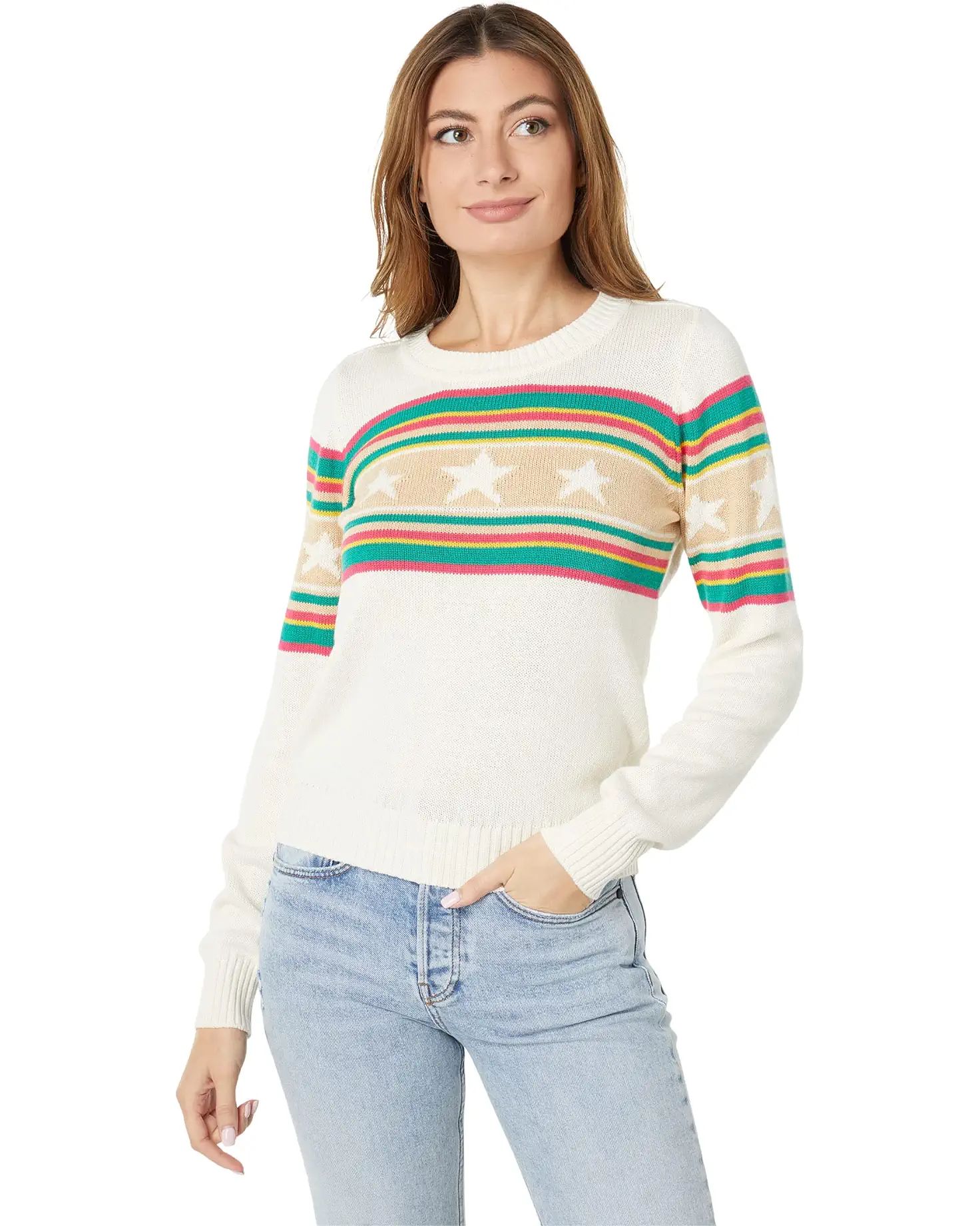 Chaser Cotton Blend Long Sleeve Crew Neck Pullover | Zappos