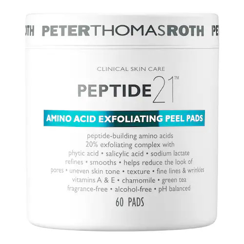 Peptide 21® Amino Acid Exfoliating Peel Pads - Peter Thomas Roth | Sephora | Sephora (US)