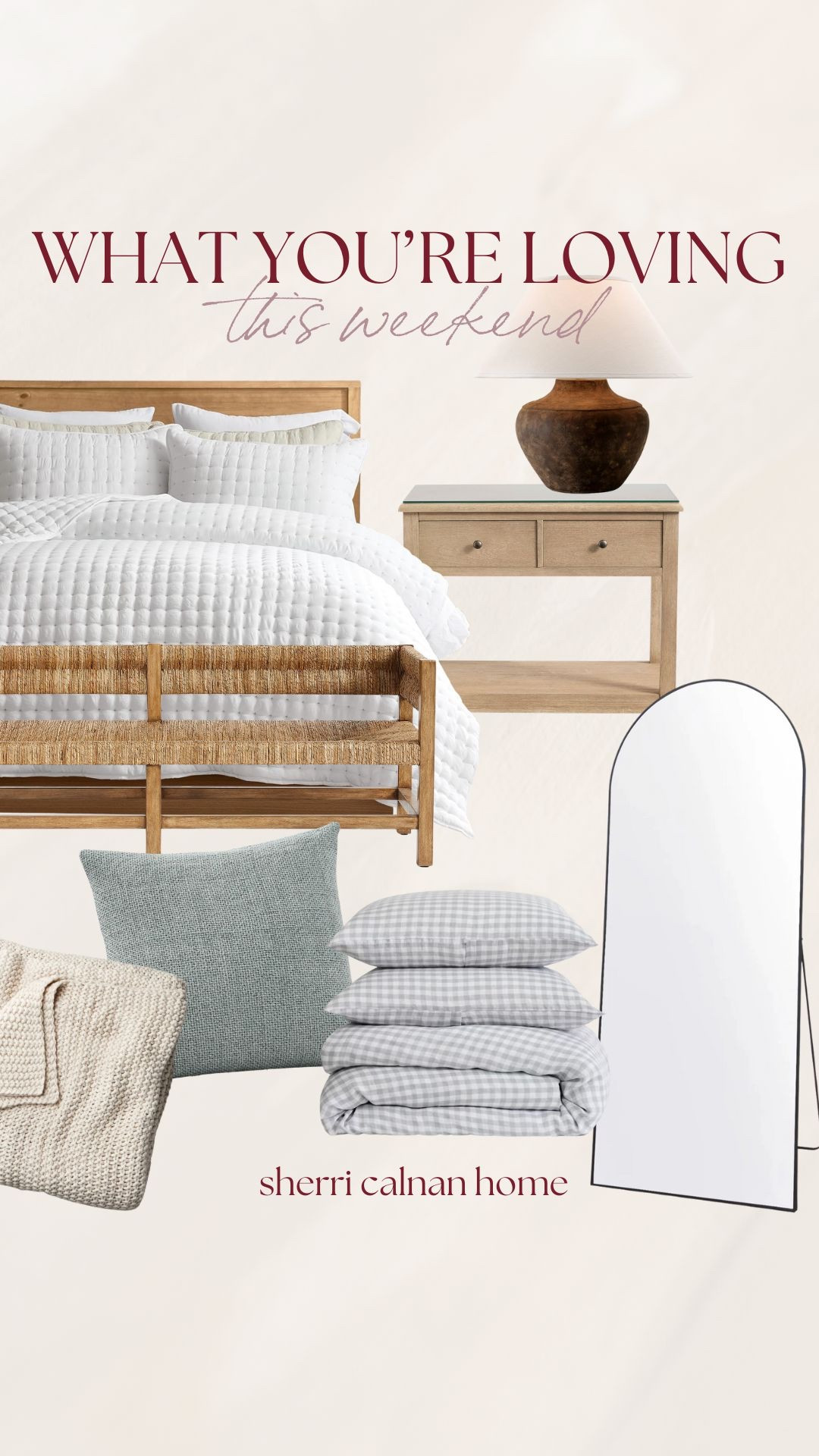 Weekend favorites that bring warmth and comfort to the home, from soft bedding and cozy throws to timeless furniture that works beautifully in everyday spaces. Neutral home favorites, cozy bedroom decor, weekend home finds, layered bedding, calm home style, sherri calnan home

#LTKHome
