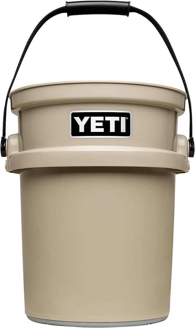 Amazon.com : YETI Loadout 5-Gallon Bucket, Impact Resistant Fishing/Utility Bucket, Tan : Sports ... | Amazon (US)