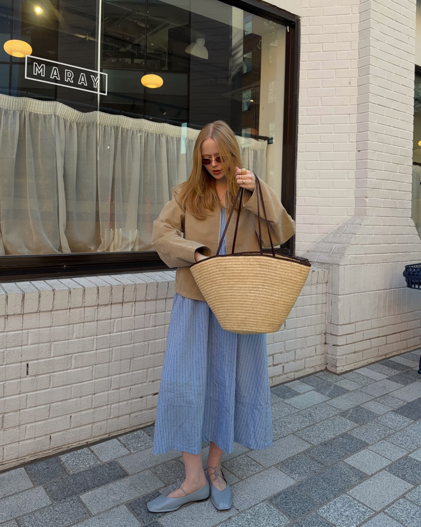 Blue Dress, Spring Dress, Midi Dress, Albaray, Suede Jacket 

#LTKeurope #LTKuk #LTKspring