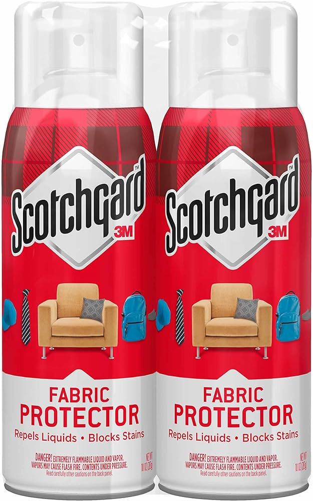 Scotchgard Fabric & Upholstery Protector, 2 Cans/10-Ounce (20 Ounces Total) | Amazon (US)