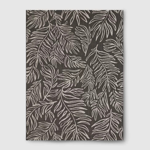 Leaves Outdoor Rug Black - Project 62™ | Target