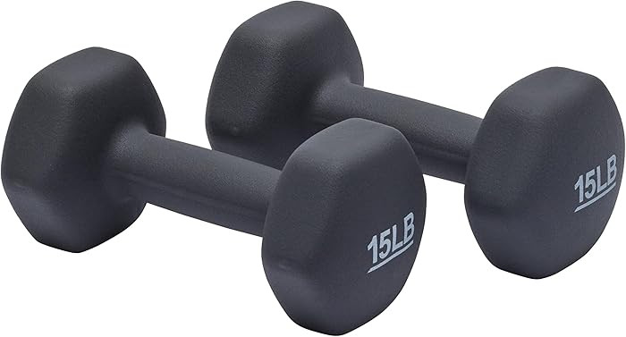 Amazon Basics Neoprene Dumbbell Hand Weights for Exercise and Muscle Toning | Amazon (US)