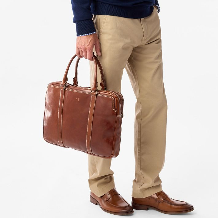 Marco Italian Leather Briefcase | Mark and Graham