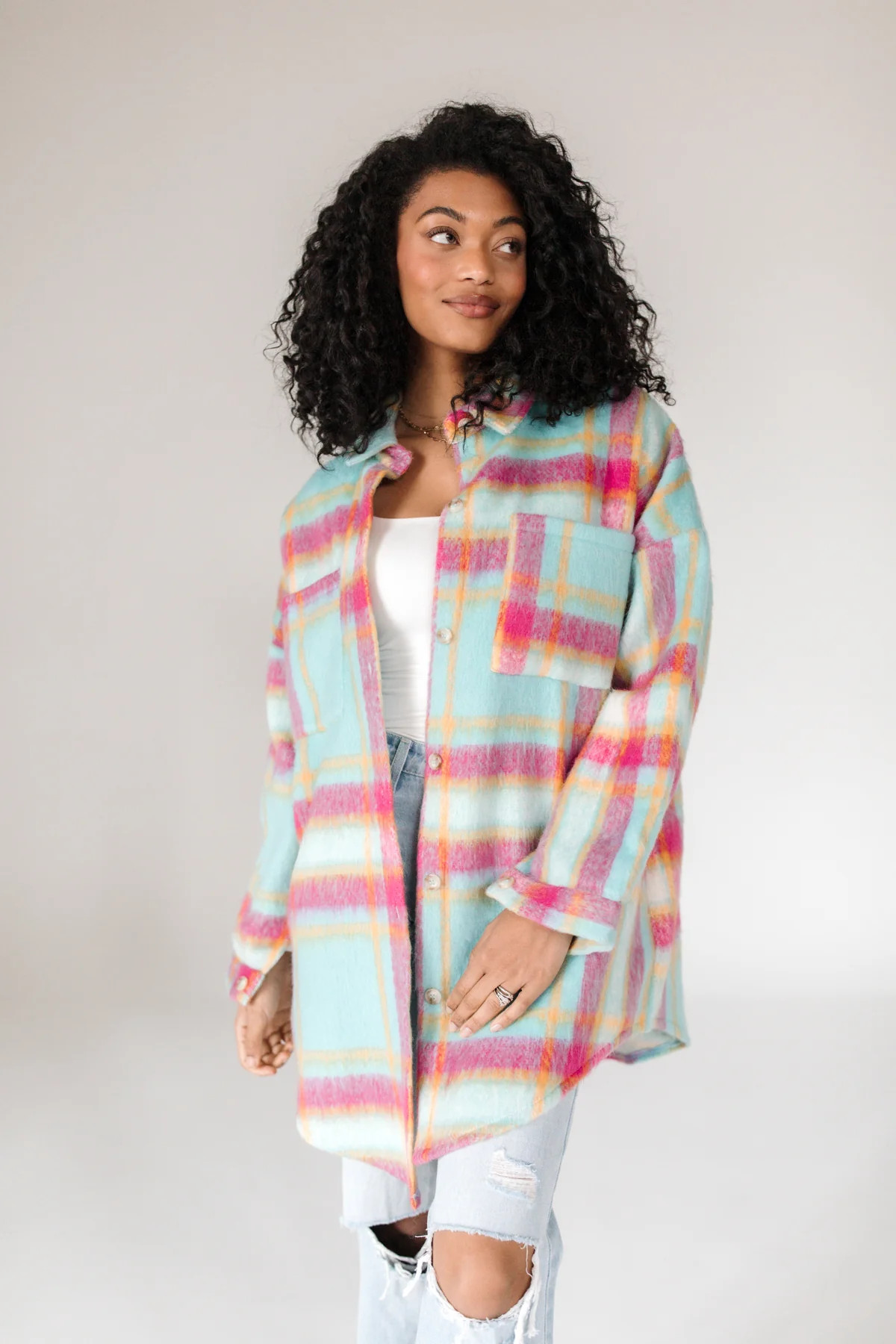 Mckenzie Plaid Coat | The Post