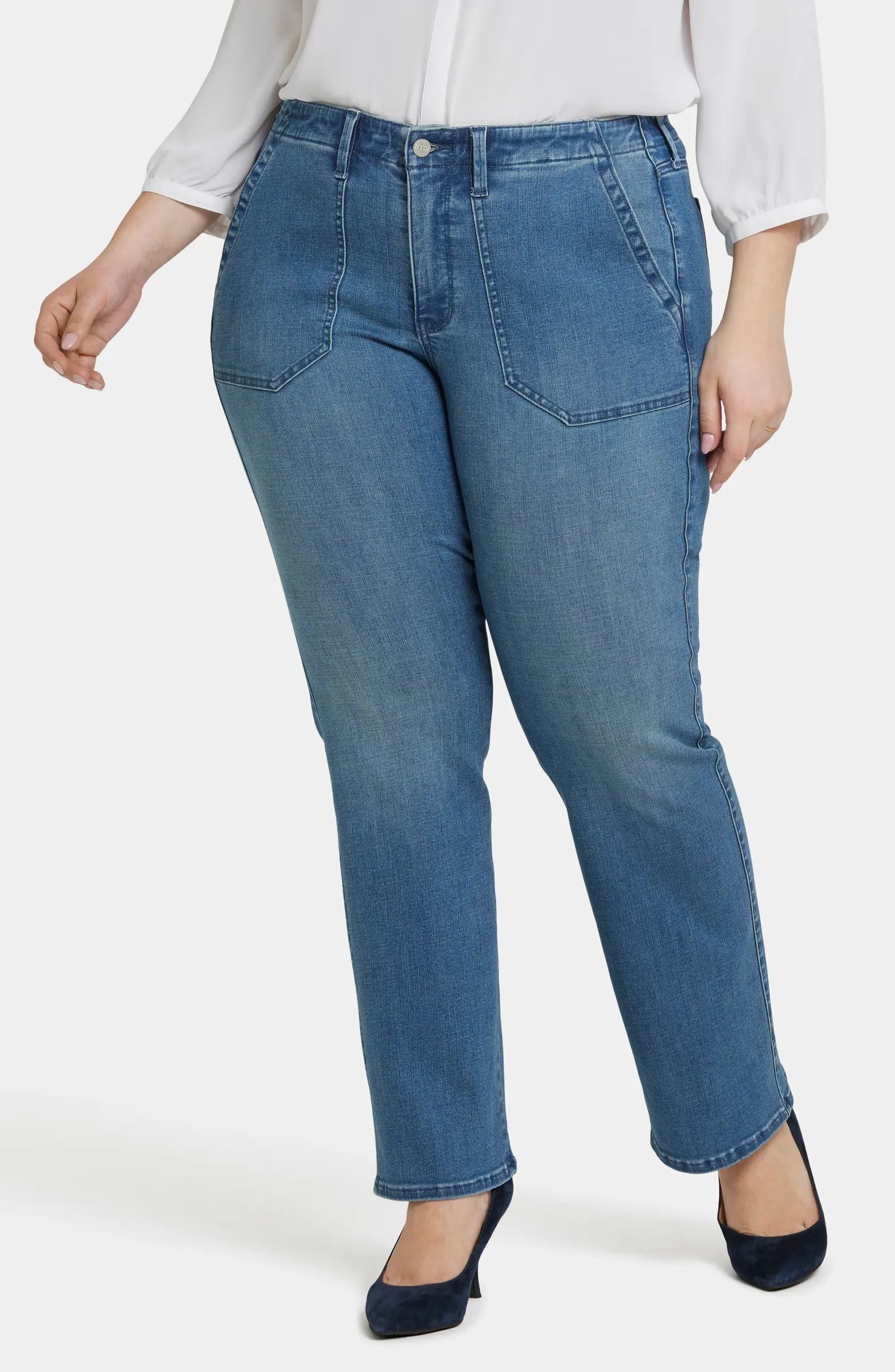 NYDJ Barbara High Waist Bootcut Jeans | Nordstrom | Nordstrom