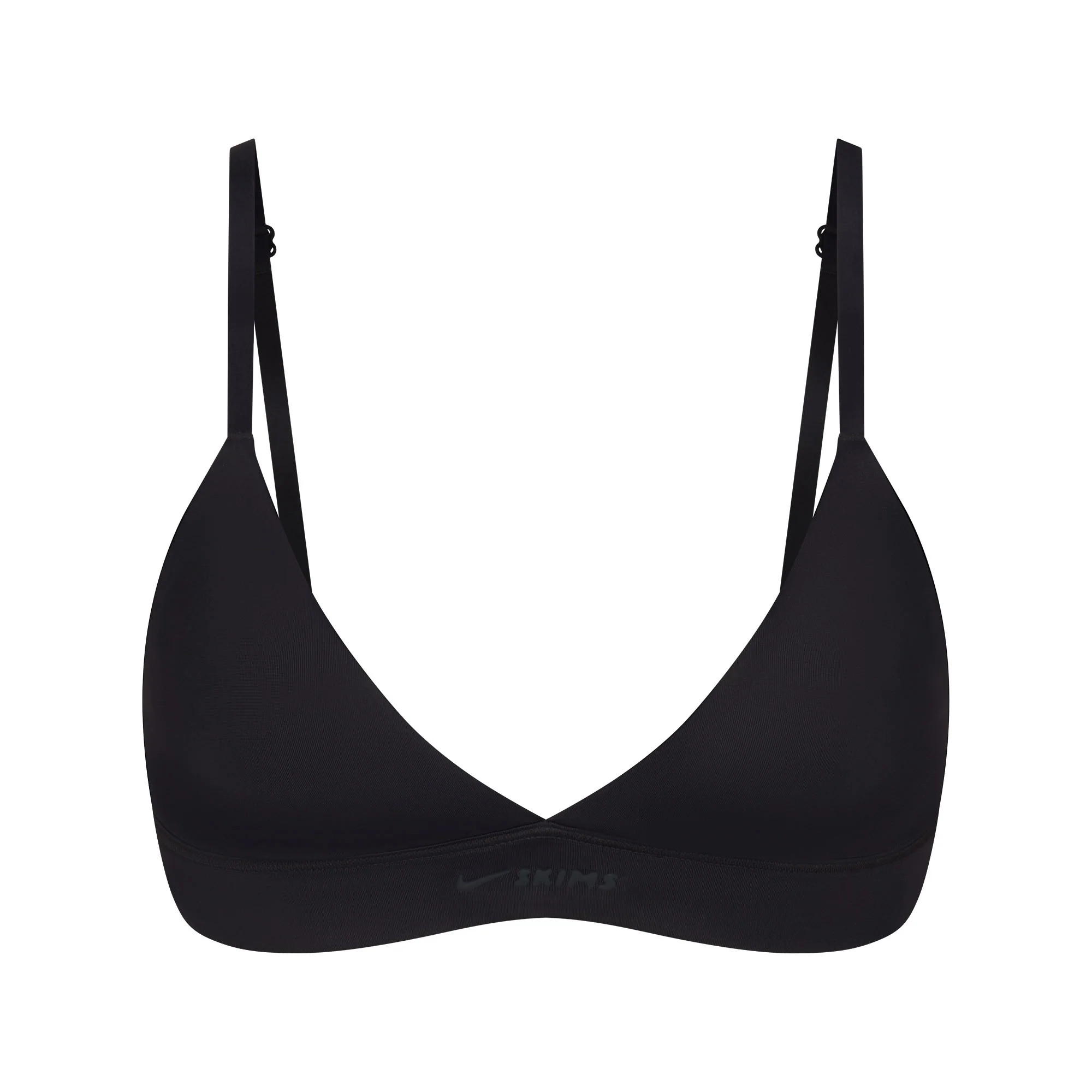 NikeSKIMS SHINE TRIANGLE BRA | OBSIDIAN | SKIMS | SKIMS (US)