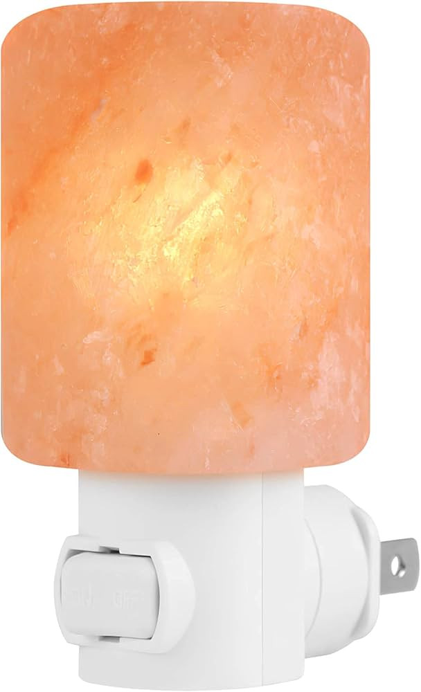 Syntus Himalayan Salt Lamp Natural Crystal Salt Light Glow Hand Carved Night Lights Wall Light, U... | Amazon (US)