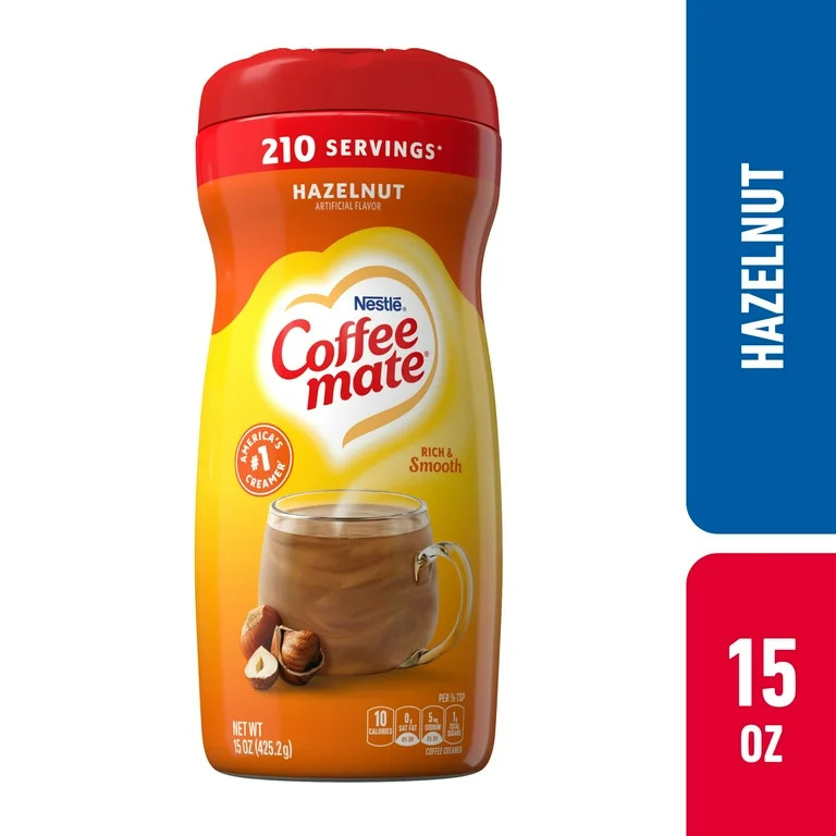 Coffee mate Hazelnut Powder Coffee Creamer, 15 oz | Walmart (US)