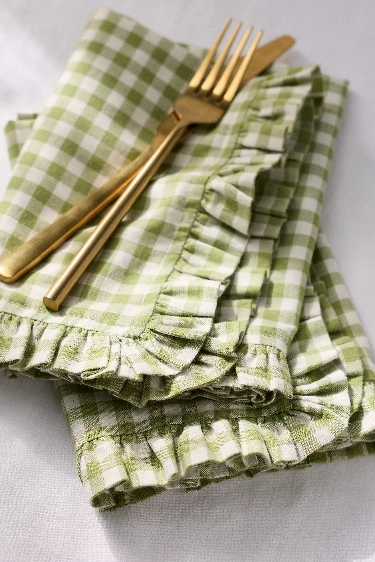 Brynn Gingham Napkins, Set of 2 | Anthropologie (US)