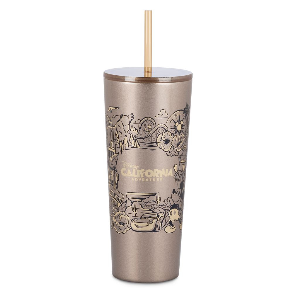 Disney California Adventure Stainless Steel Starbucks® Tumbler with Straw | Disney Store