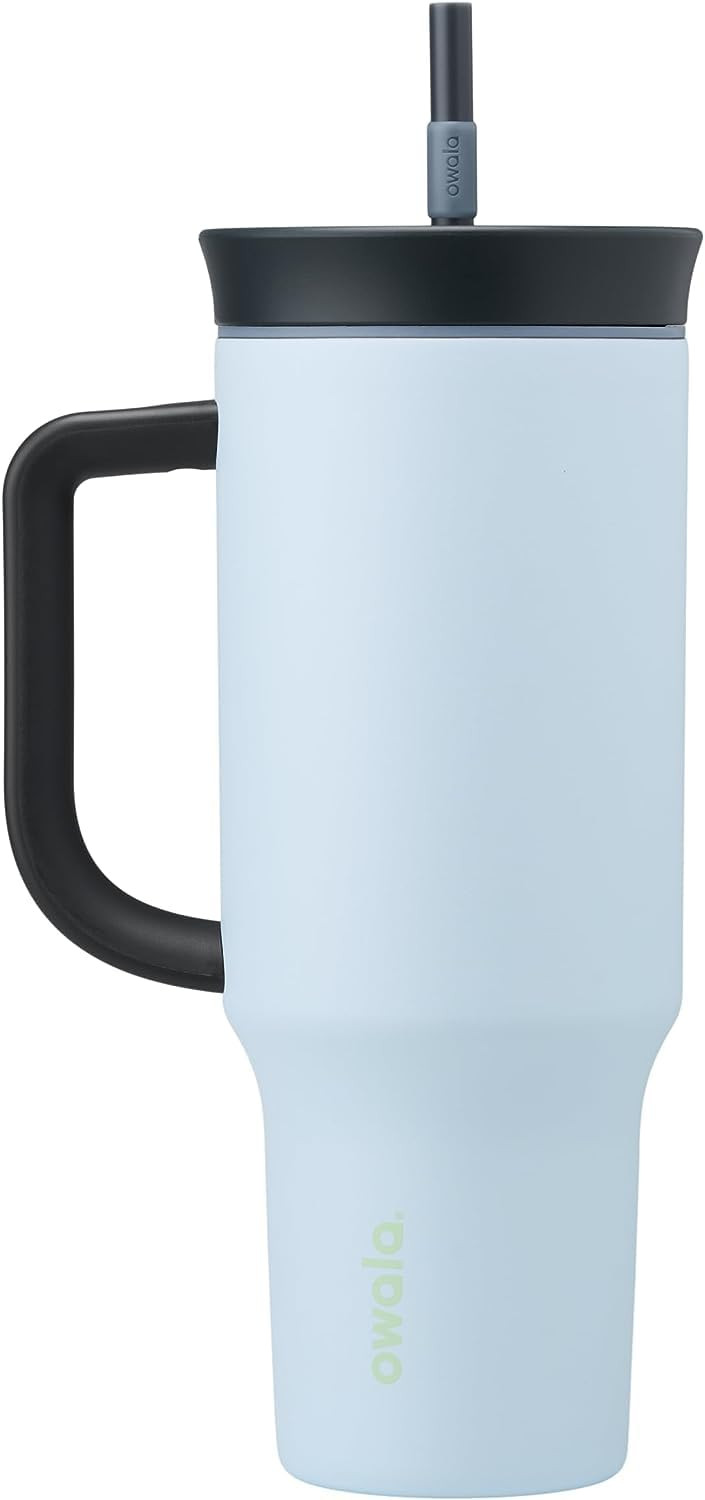 Owala Stainless Steel Triple Layer Insulated Travel Tumbler with Spill Resistant Lid, Straw, and ... | Amazon (US)