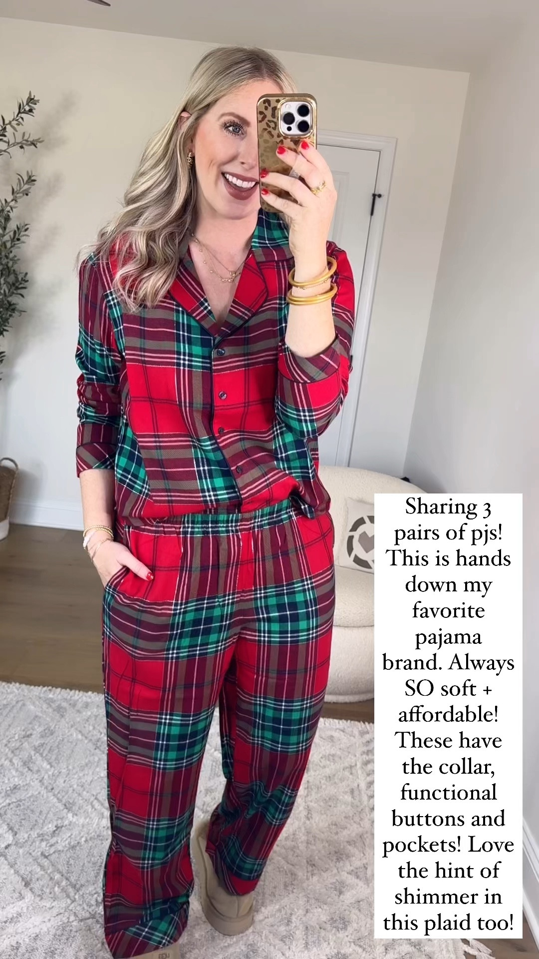 Walmart try on, plaid pajamas, Christmas pjs 

#LTKFindsUnder50 #LTKHoliday #LTKVideo