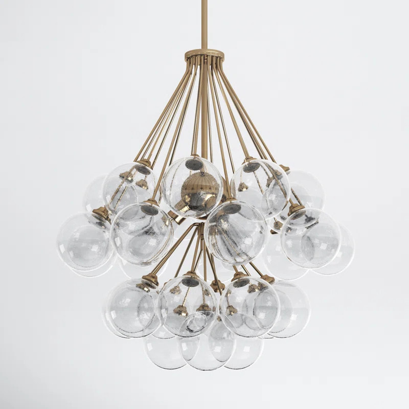 Logan 3 - Light Unique / Statement Sphere Chandelier | Wayfair North America