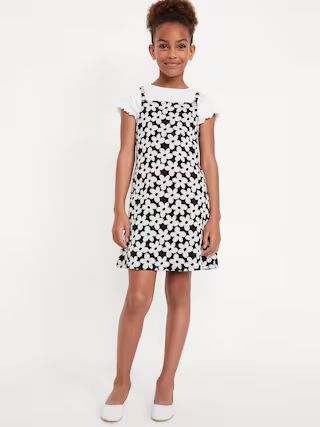 Sleeveless Fit and Flare Dress and T-Shirt Set for Girls | Old Navy (US)