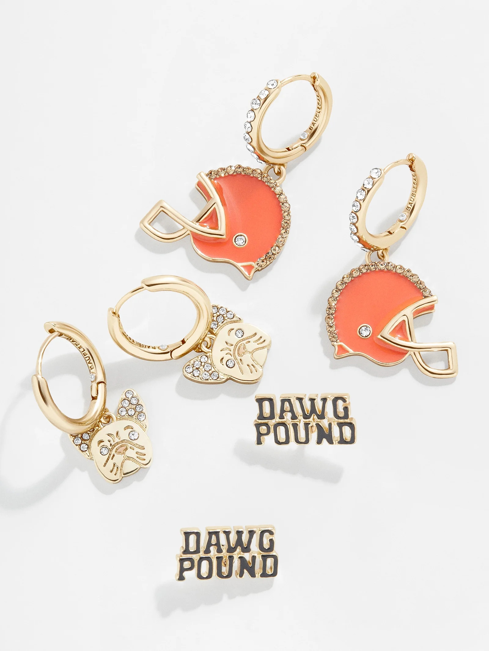 Cleveland Browns NFL Earring Set - Cleveland Browns | BaubleBar (US)
