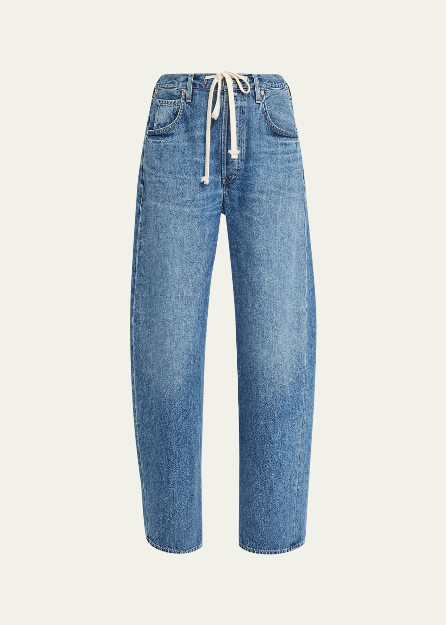 Citizens of Humanity Brynn Drawstring Wide-Leg Trouser Jeans | Bergdorf Goodman