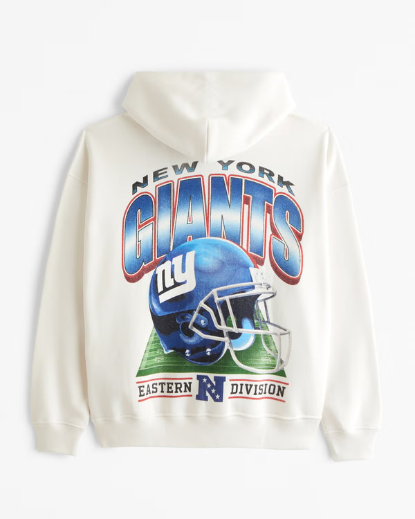 Men's New York Giants Graphic Popover Hoodie | Men's Tops | Abercrombie.com | Abercrombie & Fitch (US)