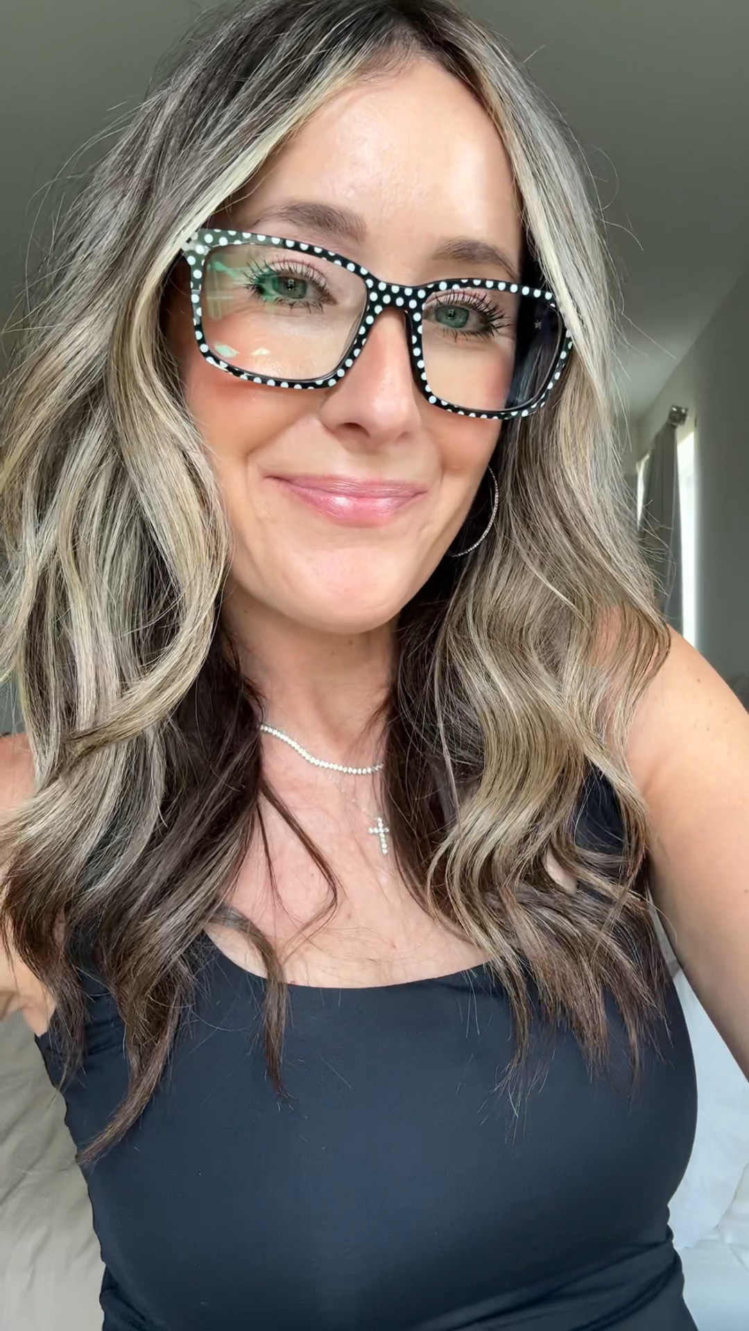 I can’t link these pieces on LTK, so go to PAIREYEWEAR.COM and search for:  
🤍 The Kirby eyeglasses 
🤍 The Black Polka Dots Top
🤍The Cowhide Top
🤍The Polarized Silver Reflective Top

✨use code STEPHLEMAYOFFICIAL15 for 15% off your first pair✨

#LTKselfcare #LTKstorytime #LTKOver40