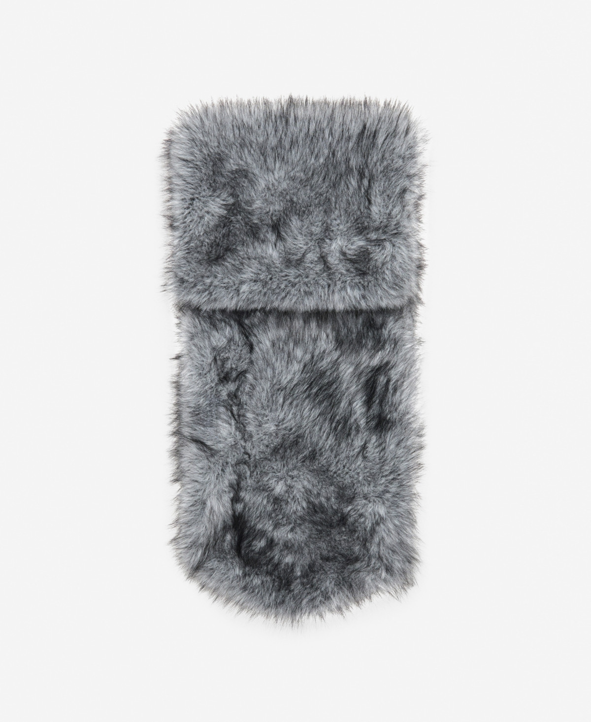 Mango Women's Fur-Effect Scarf - Gray | Macy's