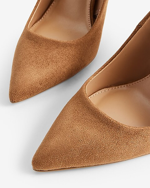 Faux Suede Pumps | Express