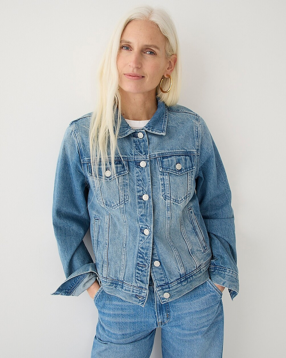 Classic denim jacket in Brilliant Day wash | J. Crew US