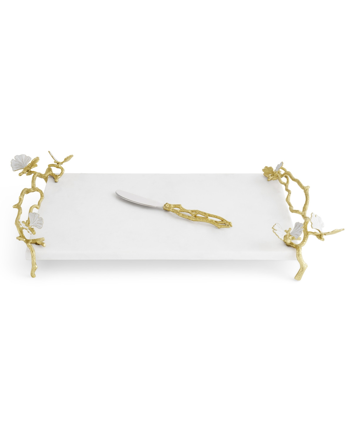 Michael Aram Butterfly Ginkgo Gold Cheeseboard Spreader | Macy's
