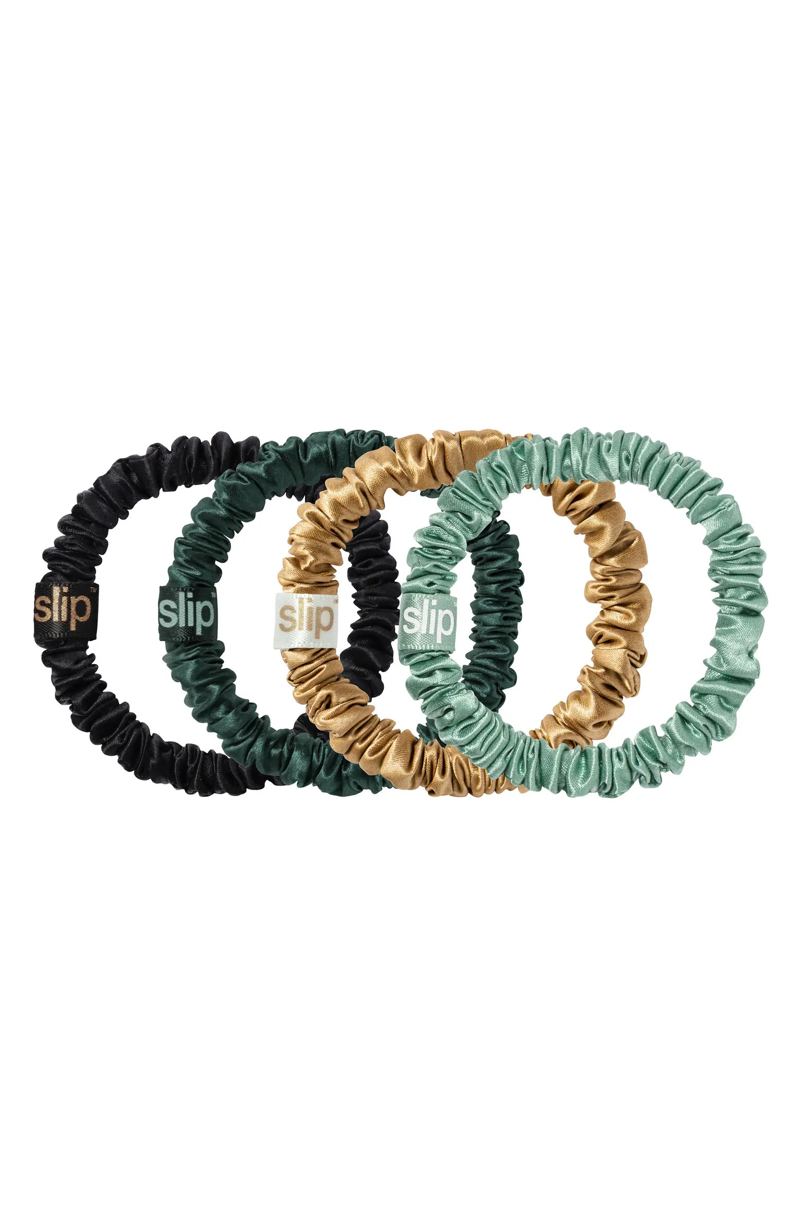 Pure Silk 4-Pack Skinny Scrunchie Ornament $34 Value | Nordstrom