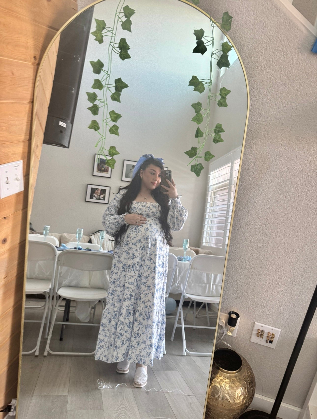 Baby shower outfit 🩵👶🏻

#LTKBaby #LTKU #LTKBump