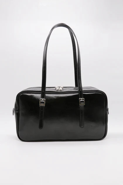 Square Pleather Shoulder Bag | Storets (Global)