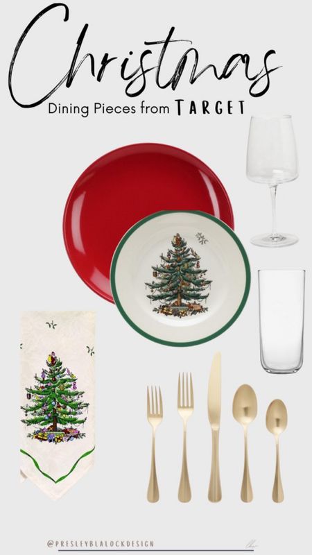 Christmas Dining / Christmas Table Setting / Christmas Tablescape / Winter Table Decor / Holiday Table Setting / Christmas Tree Dinner Plate / Christmas Dinnerware / Wine Glass / Target Home / Target Holiday / Target Finds / Gold Silverware / Drinking Glasses / Holiday Home / Christmas Dinner Table 

#LTKSeasonal #LTKHoliday #LTKhome