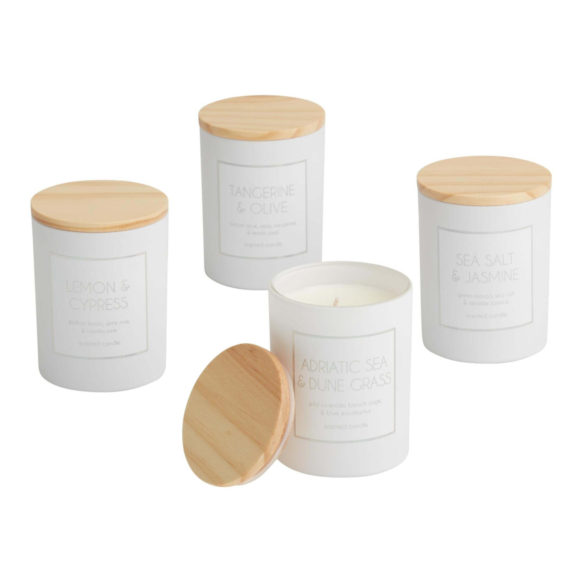 White Holographic Filled Jar Candle Collection by World Market | World Market