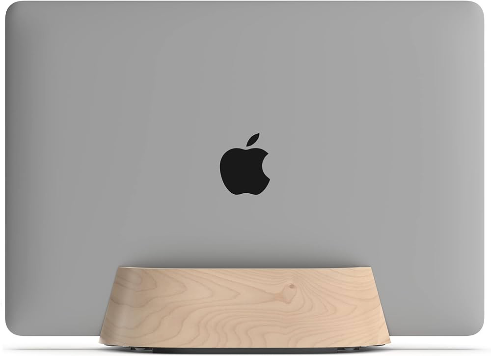 HumanCentric Vertical Laptop Stand in Maple Wood, Upright Adjustable Holder and Dock, Laptop Vert... | Amazon (US)